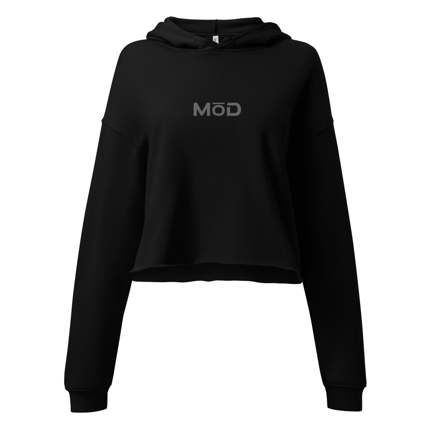 Women's Premium Cotton-Poly Fleece Crop Hoodie