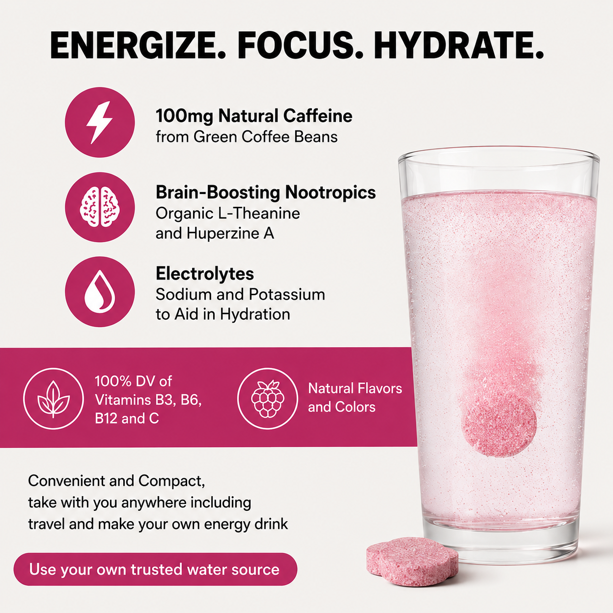 MōD Energy Tablets, 10 servings