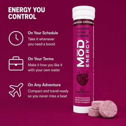 MōD Energy Tablets, 10 servings